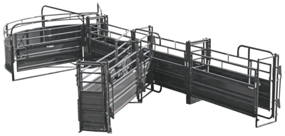 Sweep w/30' Adj. Alley, Sorting Alley, Preg Panels, Blocking Gates & 8' Sorting Gate - Image 0