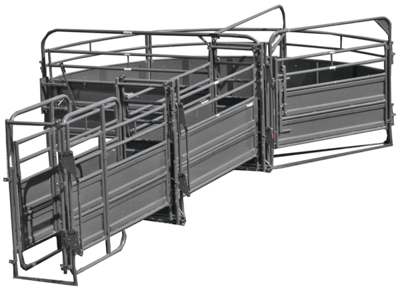 Sweep w/20' Adj. Alley, Preg Panels, Blocking Gates & 8' Sorting Gate - Image 0