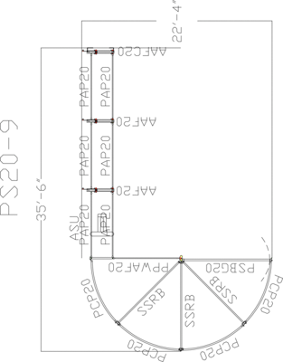 180 Degree Sweep w/ 24' Adjustable Alley - Image 0