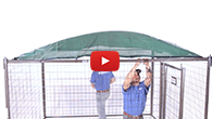 How to Install Kennel Shade & Bows on a Premier Dog Kennel
