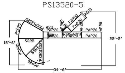 135 Degree Premier Open Sweep with 24’ Alley with Sorting Alley - Image 0