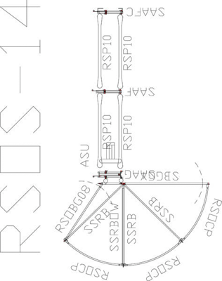 Sweep w/20' Adj. Alley, Block & Load Gates - Image 1