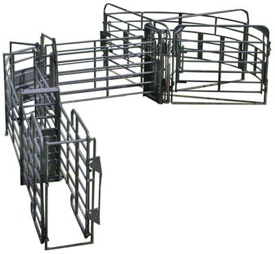 Sweep w/34' Adj. Alley, 90 Degree Turn, Preg Panels, Block & Load Gates - Image 0