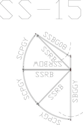 135 Degree Solid Sweep w/8' Sorting Gate - Image 1