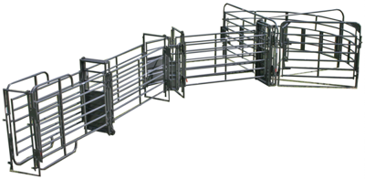 Sweep w/32' Adj. Alley, 45 Degree Turn, Preg Panels, Block & Load Gates - Image 0