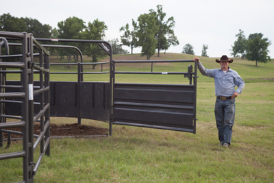 8' Solid Sweep Bow Gate - Image 2