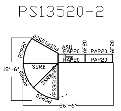 135 Degree Premier Open Sweep with 16’ Alley – 20 Model - Image 0