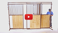 How to Install a Wood Kit into a Premier Stall Front or Panel