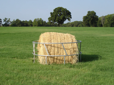 Galvanized Economy Round Bale Feeders - Image 0