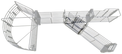 Rough Stock Open Sweep Alley Attachment