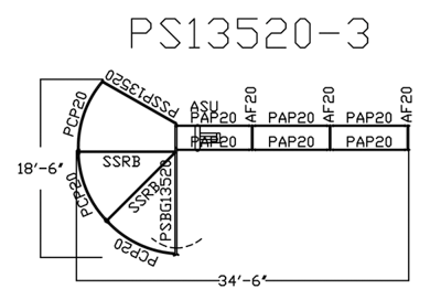 135 Degree Premier Open Sweep with 24’ Alley - Image 0