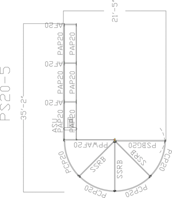 180 Degree Open Sweep w/ 24' Alley - Image 0