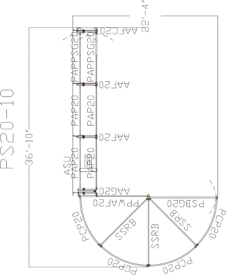180 Degree Sweep w/ 24' Adj Alley & Preg Panels - Image 0