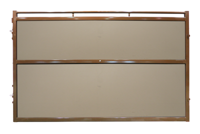 Premier Stall Panel Solid Poly Installed