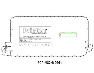120' x 240' Basic Roping Arena - Image 2