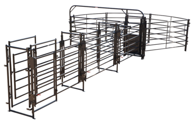 135 Degree Sweep w/ 24' Adj Alley, Gate & Preg Panels
