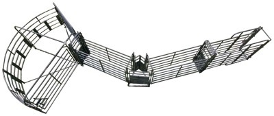 Sweep w/32' Adj. Alley, 45 Degree Turn, Preg Panels, Block & Load Gates