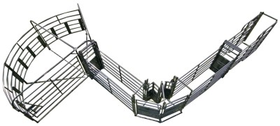 Sweep w/34' Adj. Alley, 90 Degree Turn, Preg Panels, Block & Load Gates