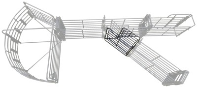 Rough Stock Open Sweep Alley Attachment