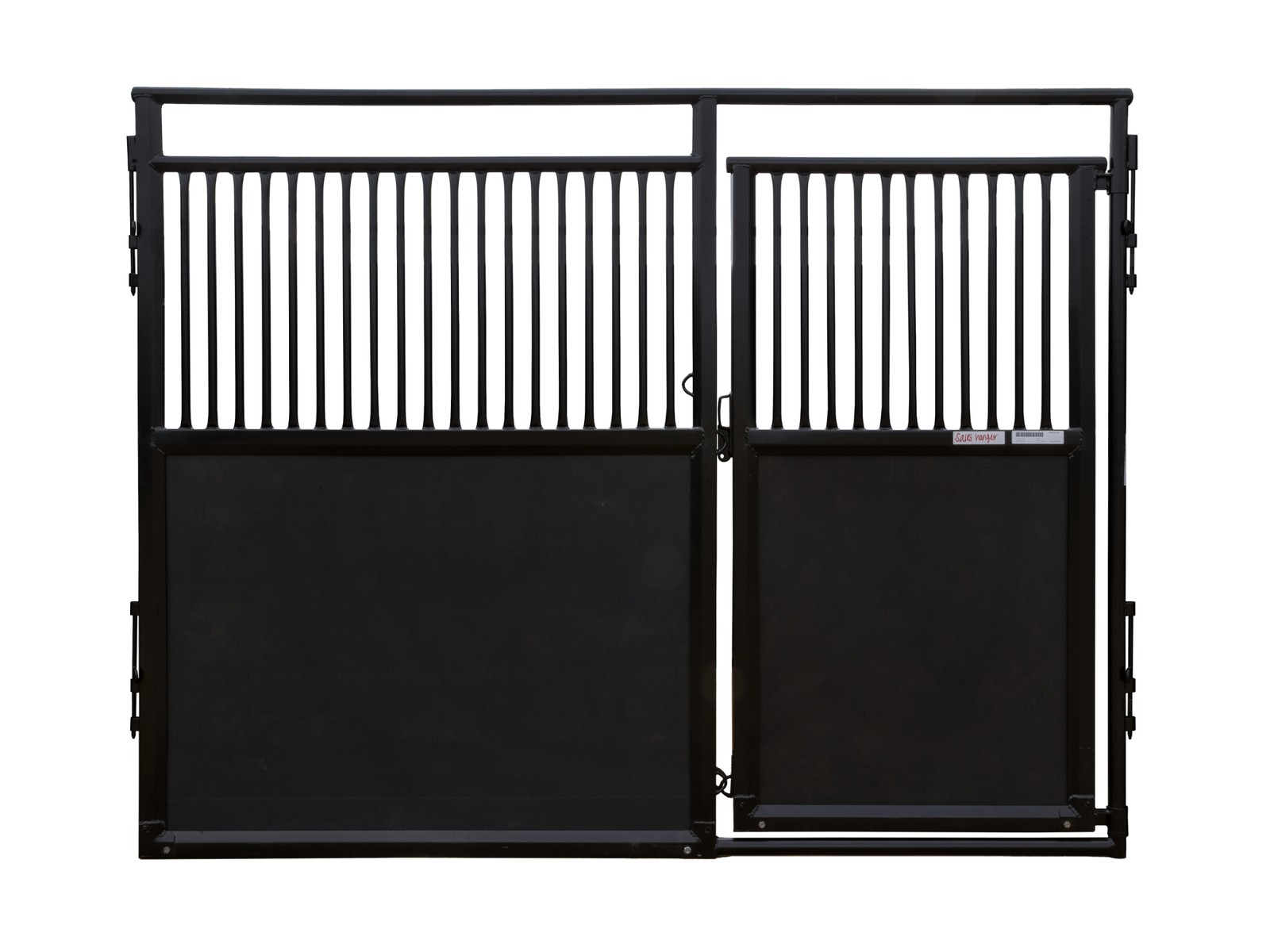 10' Expo Stall Front - Vertical Bar Top