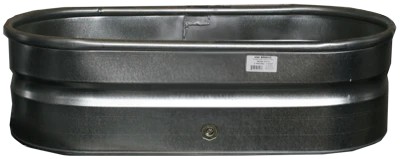 1' Deep Oval Galvanized Water Tanks