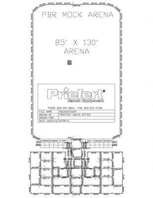 85' x 130' PBR-Style Arena