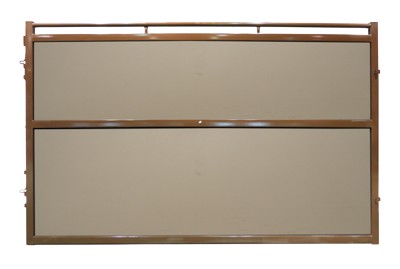 Premier Stall Panel Solid Poly Installed